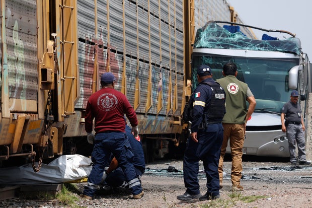 Mexico Train Crash 