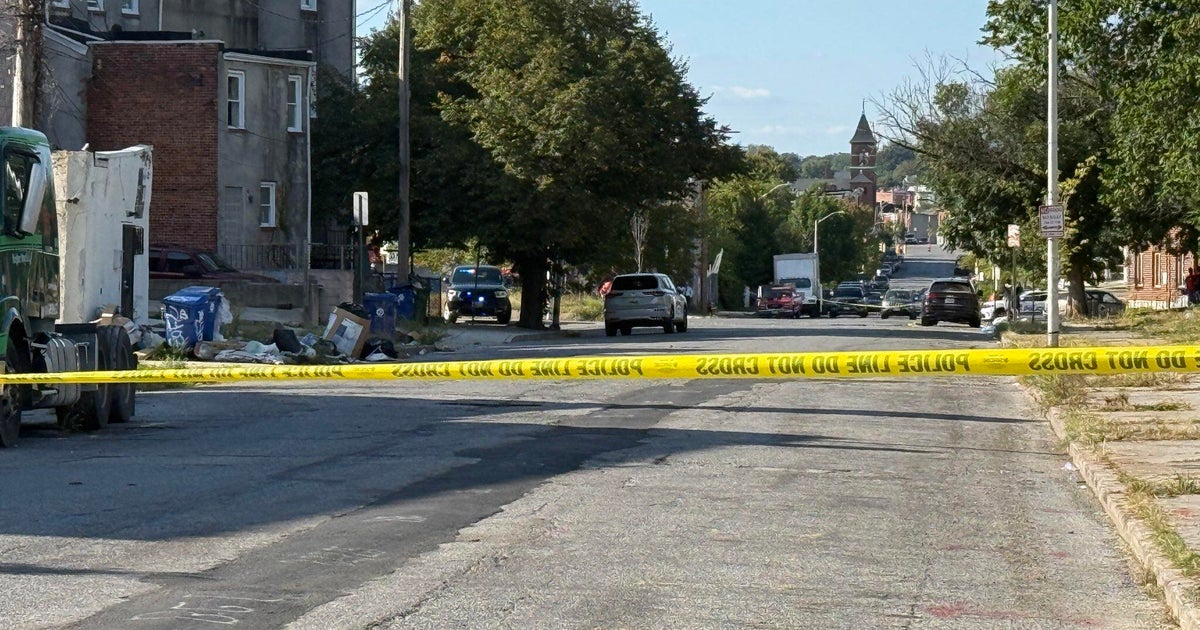 Man killed in west Baltimore shooting, police say - CBS Baltimore
