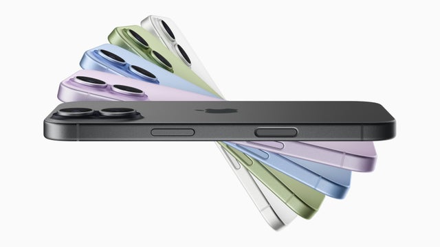 In this photo illustration, the Apple logo "Awe Dropping 