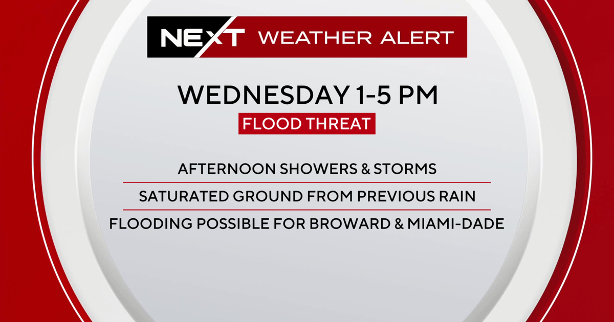 NEXT Weather Alert issued Wednesday for South Florida due to possible ...