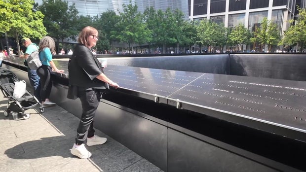 Christina Stanton at the 9/11 Memorial 