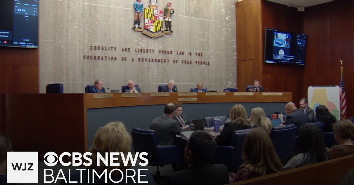 Baltimore County neighbors react to proposed redistricting plan - CBS ...