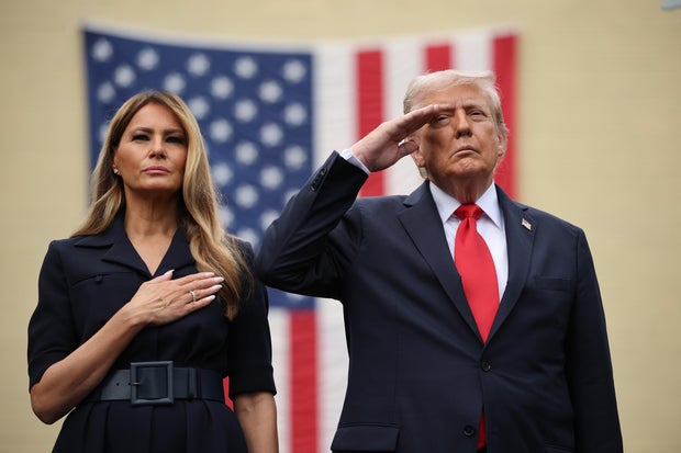 President Trump Attends Pentagon Ceremony On 24th Anniversary Of 9/11 