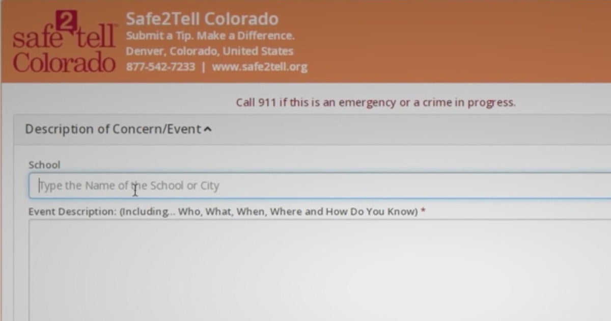 August Safe2Tell Report in Colorado shows concern for school safety ...