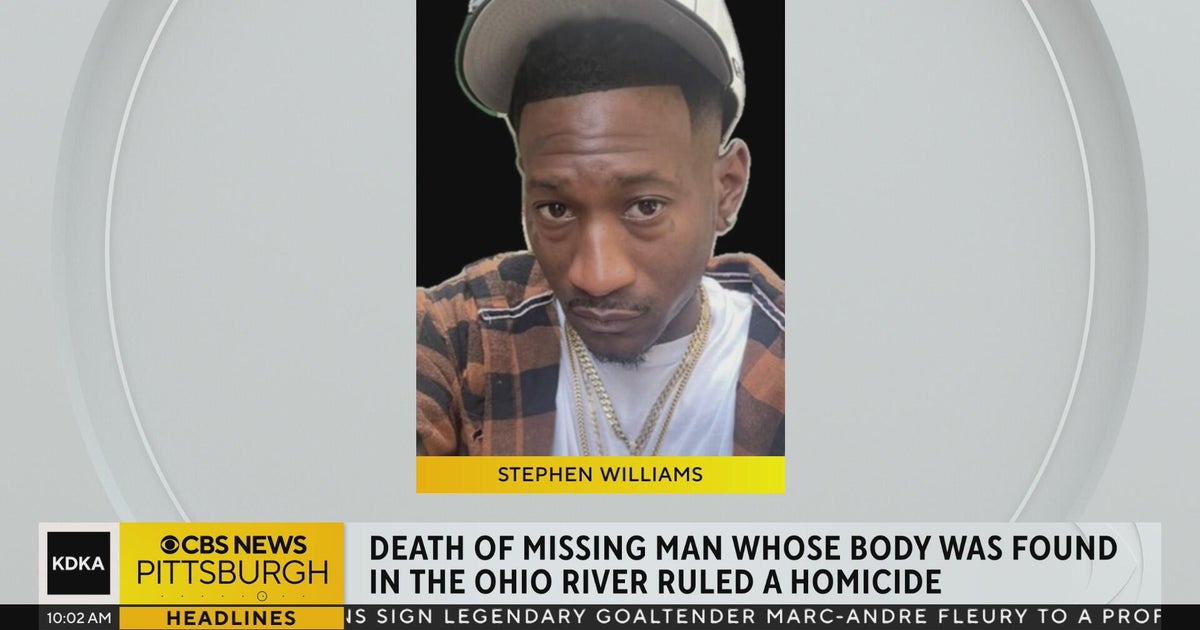 Death of missing man found in the river ruled a homicide - CBS Pittsburgh