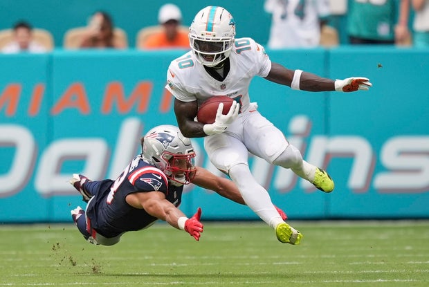 APTOPIX Patriots Dolphins Football 