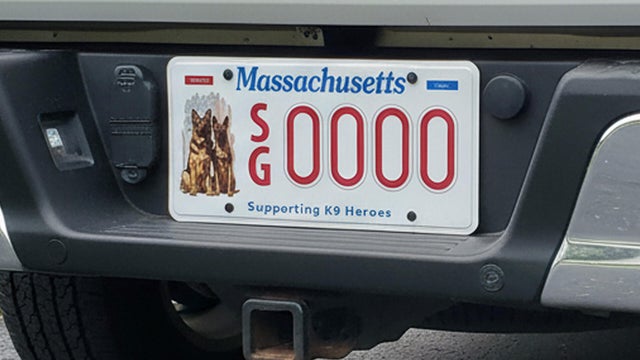 K9 license plate 
