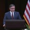 Congressional leaders, Trump administration officials remember Charlie Kirk at vigil