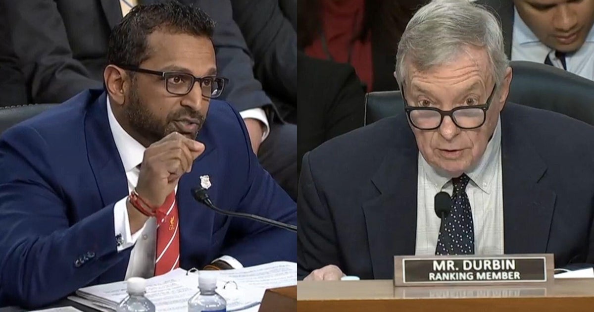 Watch: Kash Patel, Sen. Dick Durbin get into testy exchange at Senate hearing