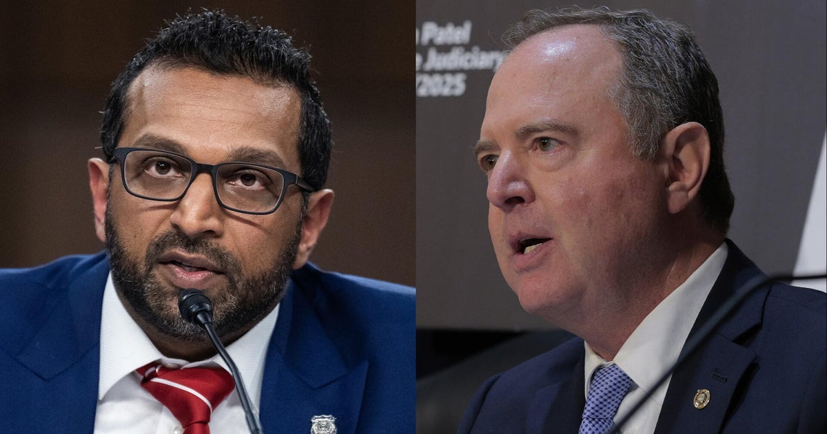 Watch: Kash Patel and Sen. Adam Schiff spar over FBI firings, Epstein files