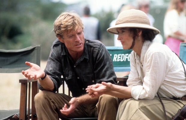 Robert Redford And Meryl Streep In 'Out Of Africa' 