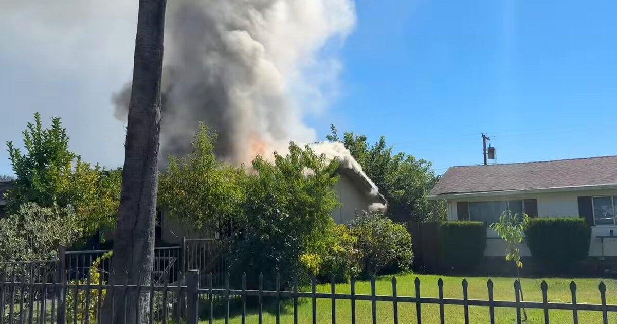 South Sacramento home on 65th Avenue catches fire, person hospitalized ...