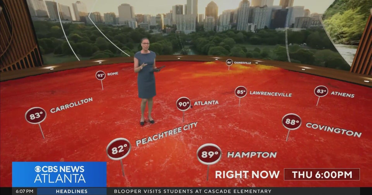 Metro Atlanta preparing for warm weekend - CBS Atlanta