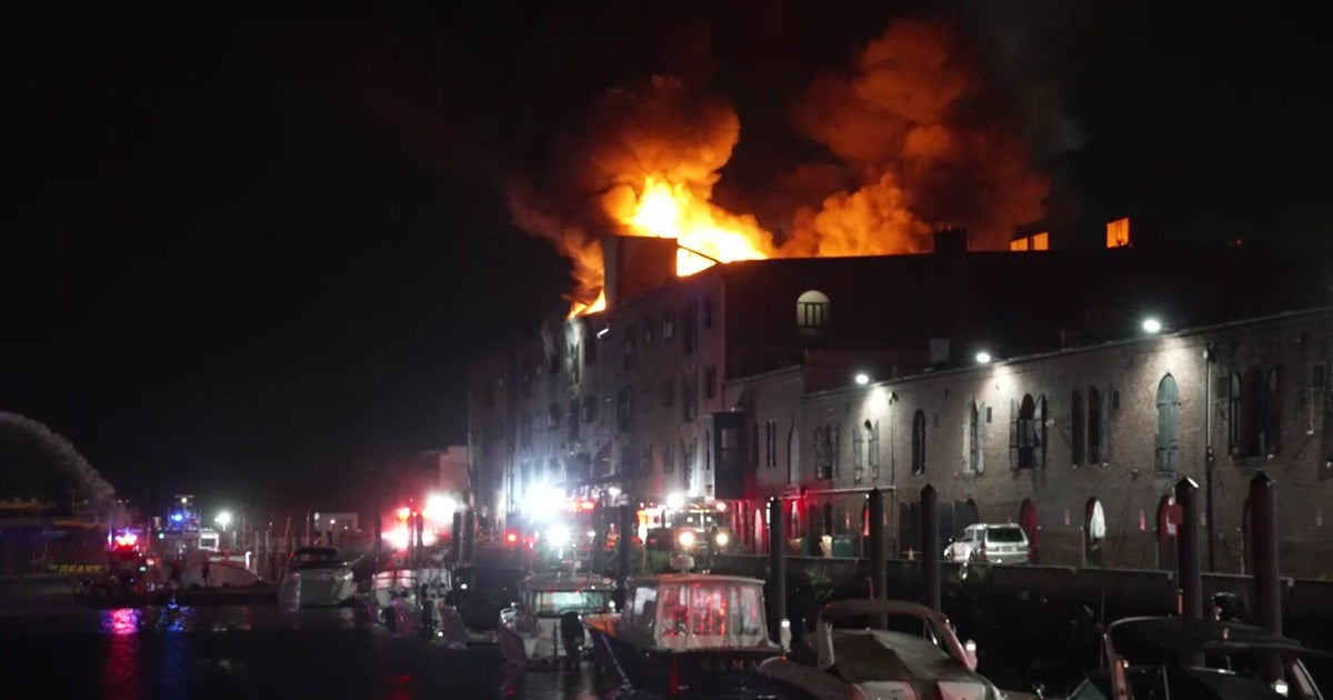 Massive fire rips through Red Hook, Brooklyn artist building. Residents warned to close their windows.