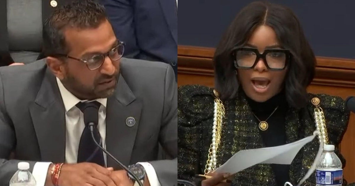 Watch: Jasmine Crockett calls Kash Patel "least qualified FBI director" in history
