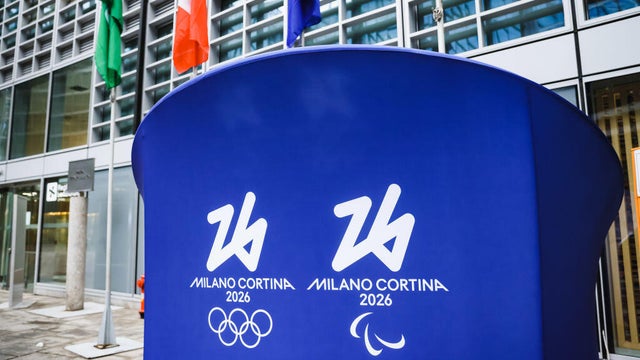 Attilio Fontana Welcomes The Mascots Tina And Milo Of The XXV Olympic And Paralympic Winter Games Milano Cortina 2026 In Milan 