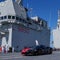 How fast could a car possibly drive, on a boat?