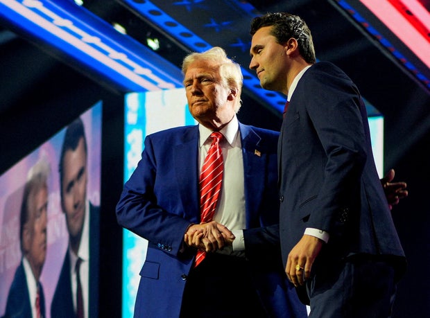 President Trump and Charlie Kirk