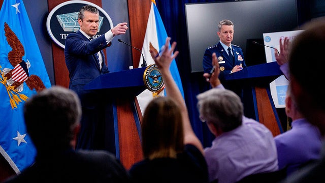 DOD Secretary Hegseth And Chairman Of The Joint Chiefs Caine Brief On Iran Strike 