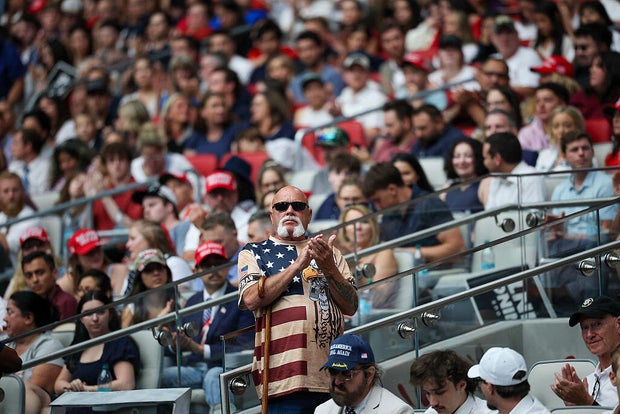 Memorial Service Held For Slain Conservative Activist Charlie Kirk At State Farm Stadium 