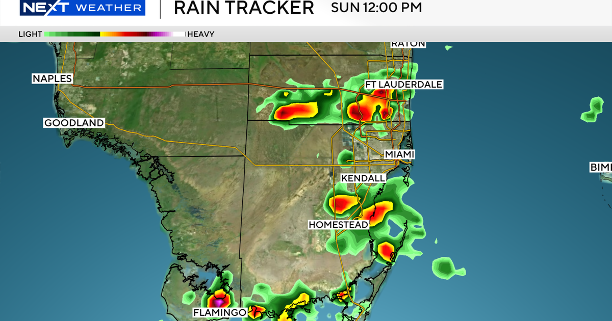 Stormy start to Sunday in South Florida, humidity and heat creating near triple-digit feels-like temperatures