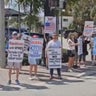 Protesters demand Lauderdale-by-the-Sea keep Trump's name off street sign 