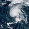 Maps show the forecast track of Hurricane Gabrielle