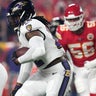Loser of the Baltimore Ravens-KC Chiefs matchup faces difficult road to Super Bowl contention 