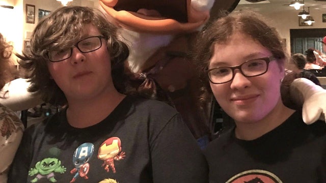 Twins Benjamin, left, and Meghan Elliott. 