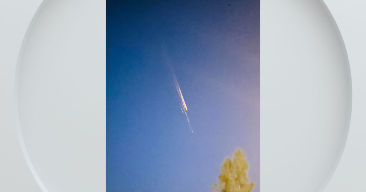 Video shows mysterious fiery streaks across Northern California skies