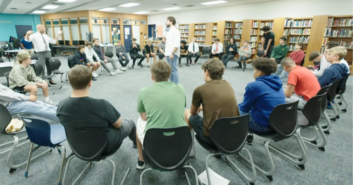 Ohio school offers a unique space for teen boys to speak openly about their struggles