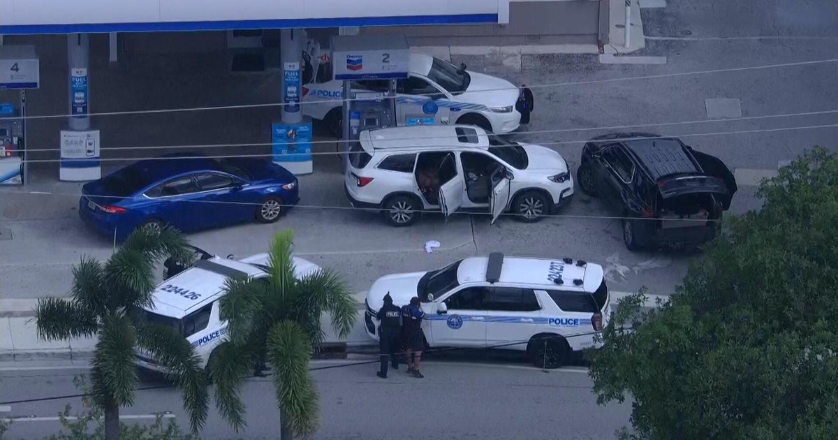 Person barricaded inside vehicle at Miami gas station surrenders; several streets closed, police say