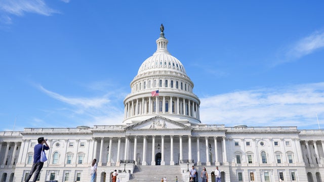 Visitors walk in front of the Capitol in Washington, D.C. on Friday, Sept. 26, 2025. 