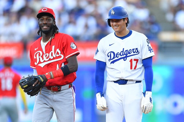 MLB: AUG 27 Reds at Dodgers