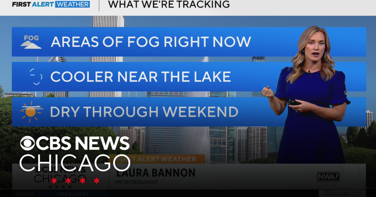 Cooler near the lake again on Tuesday in Chicago - CBS Chicago
