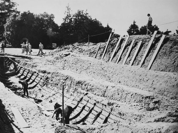 Sutton hoo excavation 