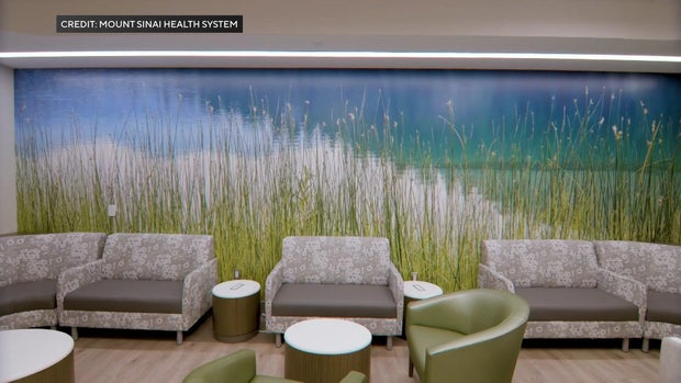 Waiting room in Mount Sinai Behavioral Health Center