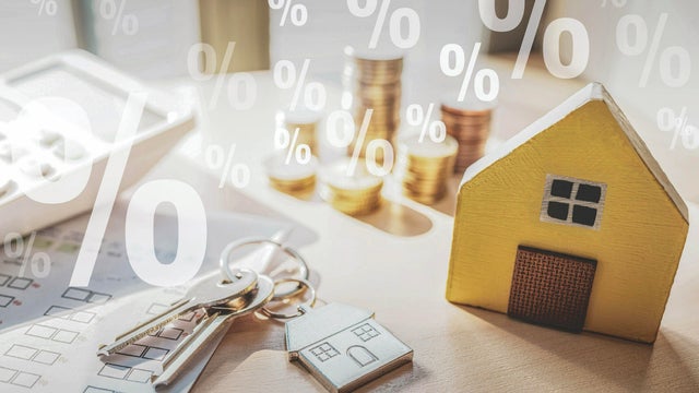 Home Loan Interest Rate Concept 