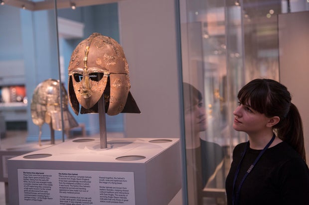 Sutton Hoo Treasure Displayed At The British Museum 