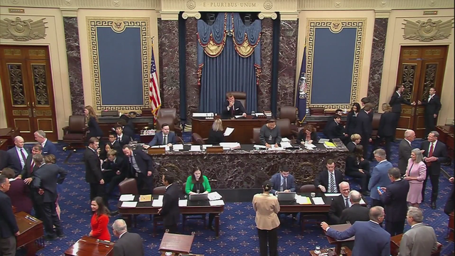 Congressional Lawmakers Continue Work On Funding Bill After Government Shuts Down 