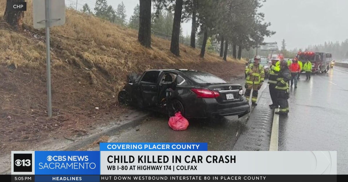 Solo-Vehicle Crash Kills Minor, Injures Three on I-80 Near Colfax