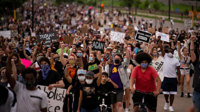 'I Can't Breathe' Protest Held After Man Dies In Police Custody In Minneapolis 