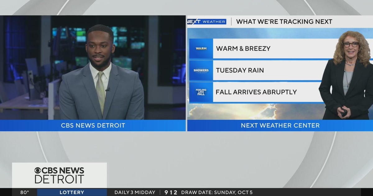 One more warm day - CBS Detroit
