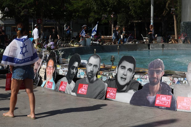 ISRAEL-PALESTINIAN-CONFLICT-ANNIVERSARY-HOSTAGES 
