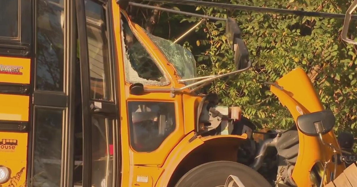 School bus driver taken to hospital after crashing into Forward ...