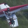 Video shows 2 safely rescued after small plane goes down in Everglades 