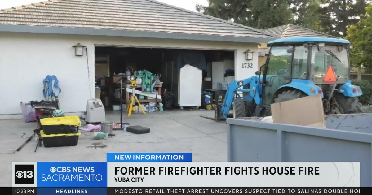 Former Yuba City firefighter uses garden hose to fight house fire