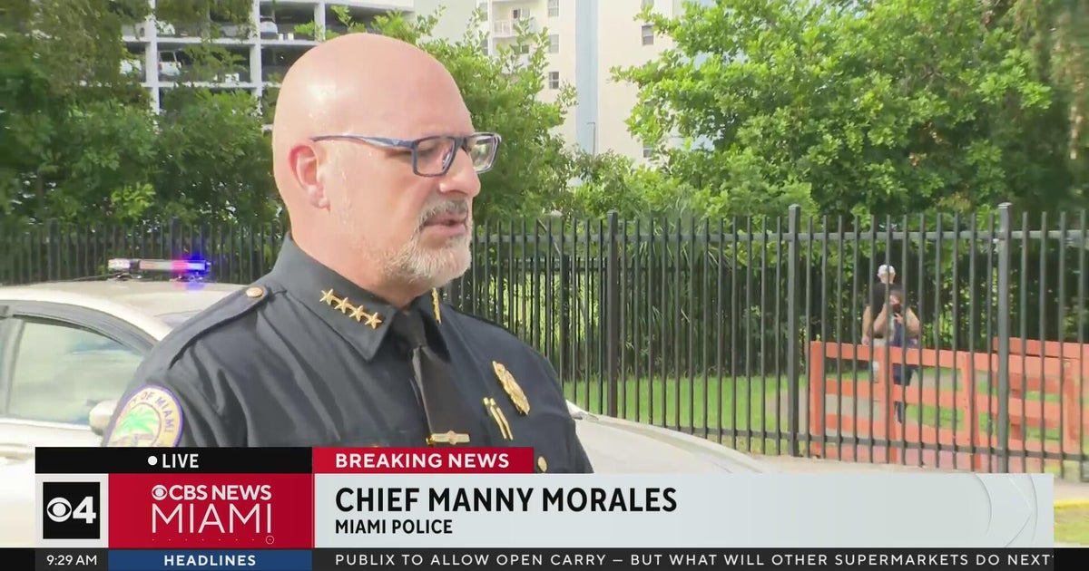 Miami police holds press conference after 2 officers officers shot near Allapattah