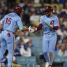 Kyle Schwarber hits two homers to lift Phillies over Dodgers 8-2 and avoid sweep in NLDS 