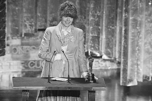 Diane Keaton Accepting Academy Award 